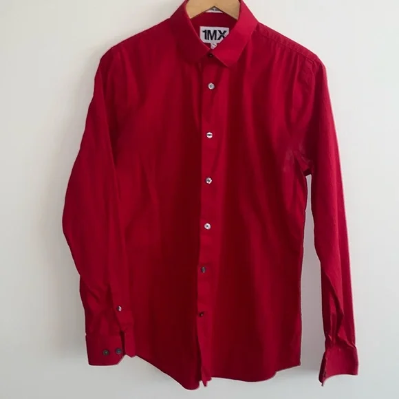 open lace back dress Express Men's 1MX Modern Fit Dress Shirt (XXL, Burgundy) : Amazon.in:  Clothing & Accessories main image 0